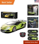 Lamborghini Remote Control Car, 1:24 Scale Electric Sport Racing Hobby Toy Ca.... Fixed Price $71.01.