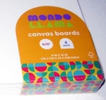 Canvas Board 6PK 8" X 10" White Panels For Sketching Painting - Mondo Llama. Fixed Price $17.71.