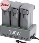 100W Fast Battery Charger With Storage For Dji Mini 5 4 3 Pro Drone,two-w. Fixed Price $56.84.