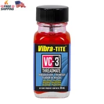 Vibra-tite VC-3 Threadmate, 30 Ml Bottle With Brush Cap APPLICATOR,RED,213. Fixed Price $49.88.