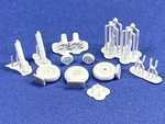 Phase Hangar Resin 1/48 48123 Hawker Harrier Wheel Set W/ Full Outrig Strut. Fixed Price $10.25.