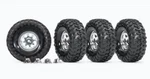 Traxxas 8183X Tires And Wheels Assembled Glued (requires #8255A) TRX-4. Fixed Price $79.95.