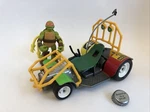 2014 Tmnt Leonardo's Patrol Buggy With Michaelangelo Figure No Remote. Fixed Price $10.00.