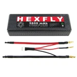 Redcat Hexfly 5800 Lipo Battery - 7.4V 2S 30C With No Connector. Fixed Price $79.99.
