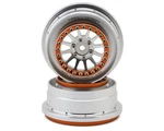 Treal Hobby Type Aluminum Beadlock Wheels For Traxxas Udr (orange/silver). Fixed Price $79.98.