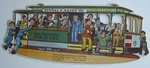 Vintage 1950'S San Francisco Cable Long Postcard Smith News. Fixed Price $10.00.