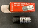 Graupner Speed Gear 2,8:1 500 Race 7.2V Electric Motor No. 1716 Nos. Fixed Price $79.99.