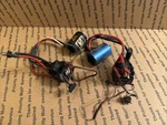 Two Dynamite Fuse Brushless Esc & 3300KV 5700KV Motors (read). Fixed Price $65.00.