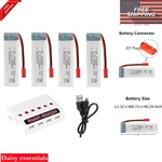 3.7V 500MAH Lipo Rc Battery Pack With Jst Plug For Udi U818A V959 Drone 4 Pac.... Fixed Price $37.40.
