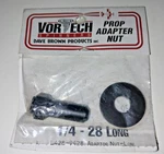 Dave Brown Products Rc Vortech 1/4-28 Long Prop Adapter Nut LA28-9428. Fixed Price $18.50.
