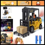 11 Channel Rc Forklift Toy - 1:24 Scale Construction Vehicle Kids 3+, Yellow. Fixed Price $52.19.
