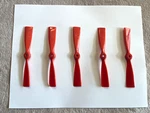 Wen Mac PROPELLERS---NEW---RED---5" 3 Pitch. Fixed Price $9.95.