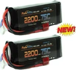 Powerhobby 3S 11.1V 2200MAH 75C Lipo Battery Pack Deans Plug ( ). Fixed Price $59.90.