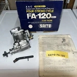 Saito Engine FA-120 Four Stroke Nice. Fixed Price $235.00.