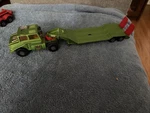 Lesney Matchbox 1974 Battle Kings Tank Transporter. Fixed Price $25.00.