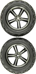 5374A Talon Tires Pre-glued Black-chrome Gemini Wheel (pair). Fixed Price $62.99.