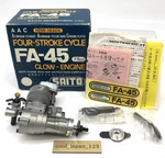 New Saito FA-45 Hemi-head 4-STROKE Glow Engine Rc Airplane Motor Rare. Fixed Price $289.99.
