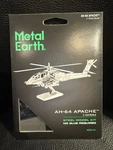 Fascinations Metal Earth: AH-64 Apache Model Kit. Fixed Price $5.25.