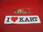 "i Love Kart" Mario 64 Nintendo E3 '96 Promo Air Freshener + Bumper Sticker. Fixed Price $54.99.