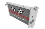 Jr Champion 3 Row All Aluminum Radiator For 1971 - 1977 Chevrolet Vega L4 Engine. Fixed Price $302.05.
