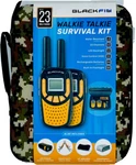 Brand New Walkie Talkie Survival Kit With Camo Carrying Case By Black Fin. Fixed Price $49.99.