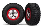 TRA5869 Traxxas Pre-mounted Bfgoodrich KM2 Tire W/chrome Wheel (2) (front) (chro. Fixed Price $24.95.
