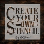 Large Custom Stencils - Pick Your Size And Send Image Or Text.. Fixed Price $20.00.