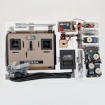 New Vintage Futaba FP-T2L Rc Radio System 72.080MHZ FP-R6F 3X FP-S23 Servos Nos. Fixed Price $174.99.