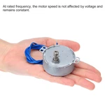 TYC-50 Small Synchronous Motor 100-127V Ac 15-18RPM Shaft Rotation Cw 4W Gear.... Fixed Price $21.91.