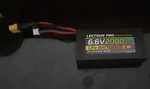 Lectron Pro 6.6V 2000 Mah 8C Life Battery W/servo Connector. Fixed Price $30.00.