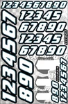 Xxx Main Racing Decals 002 Race Number White. Fixed Price $10.99.
