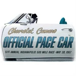 Oer PC012 1967 Camaro Indy 500 Pace Car Door Decal Set. Fixed Price $290.99.