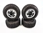 New Traxxas 2WD Slash Black & Silver 12MM Wheels Bf Goodrich Tires Ford Raptor. Fixed Price $25.99.