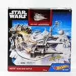 Star Wars Wheels Diecast Hoth Echo Base Battle Set Luke's Snowspeeder Sealed. Fixed Price $12.50.