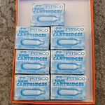 Pitsco 8 Gram CO2 Cartridges For Dragster Model Vehicles 7 Boxes, 69 Pcs Total. Fixed Price $42.37.