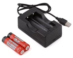 Arrma ADC-ION2 Li-ion Charger W/two 18650 1500MAH Batteries AR390238. Fixed Price $11.86.