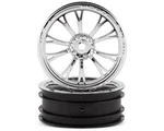 Traxxas Weld Front Drag Wheels W/12MM Hex (chrome) (2) TRA9472R. Fixed Price $14.00.
