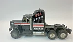 Vintage Zee Toys Die Cast Black Usa Kenworth Aerodyne Rig 1982. Fixed Price $12.99.